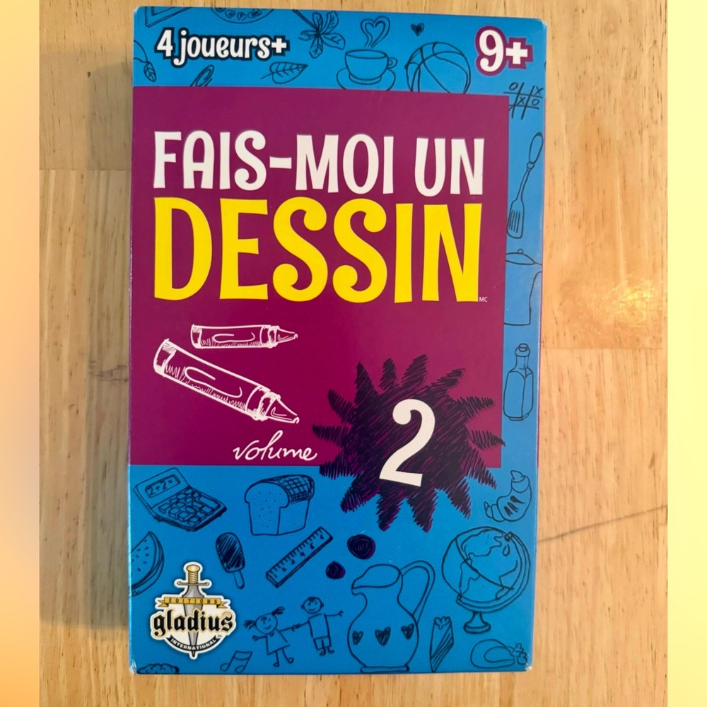 NEW Card Game French Fais-Moi Un Dessin 2